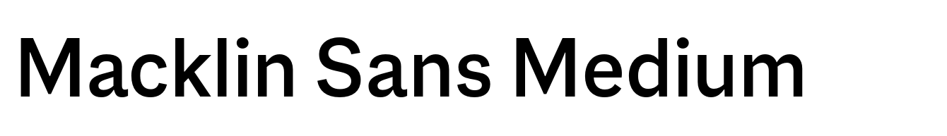 Macklin Sans Medium